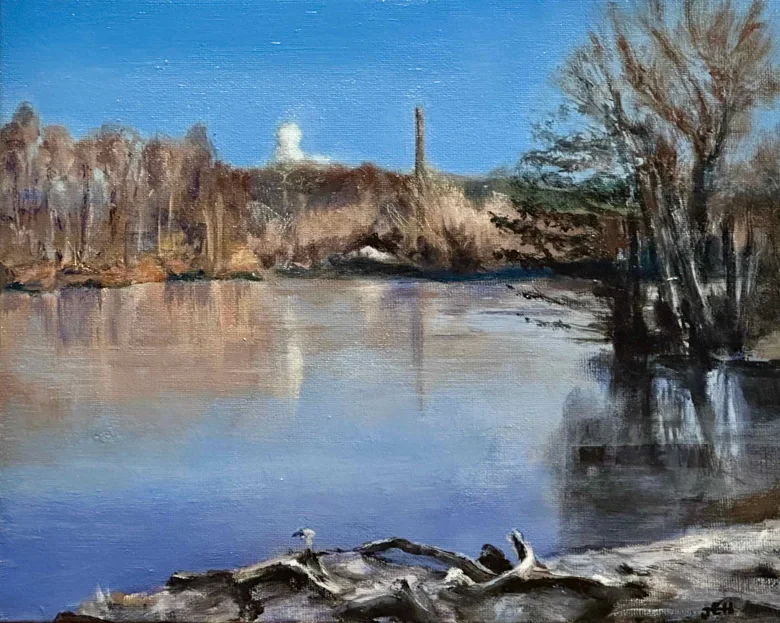Teufelsee in winter, by Jane Haycock