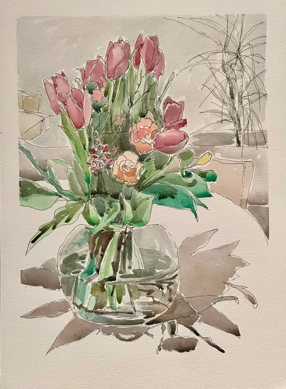 Tulips, by Jane Haycock